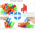 Jenilily Stacking Chairs Game, Family Board Balancing Toys for Kids (18 Chairs Toys Set)