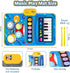 1 2 1 1-3, 12-18 1 2 3 Baby Toys for Year Old Boy Girl, in Musical Piano & Drum Mat for Toddlers Early Education Baby