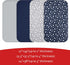 Pack 4 Pack Pack Pack and Play Sheets Boys, Mini Crib Sheets, Stretchy and Play Playard Fitted Sheet, Compatible