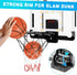 CYFIE Basketball Hoop Suction Cup - LED Light Basketball Hoop with Scoreboard & 3 Balls for Kids