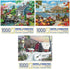 Bits and Pieces Value Set of Three 1000 Piece Jigsaw Puzzles for