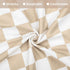 DILIMI Nursing Pillow Cover and Newborn Lounger Cover for Babies, Infant Lounger Cover, Light Brown Checkerboard