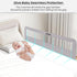 59" INFANS Bed Rail for Toddlers, Foldable Safety Baby Crib Rail Fit for Kids Twin, Extra Long Swing Down Bed Guardrail