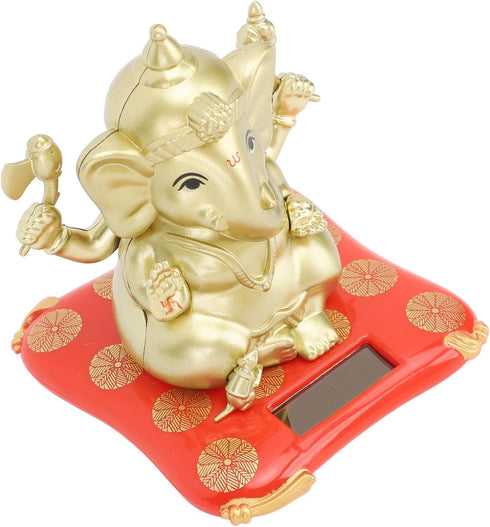 Solar Swinging Elephant Toy, Solar Automatic Bobble Head Toy, Lucky Decoration for Dashboard