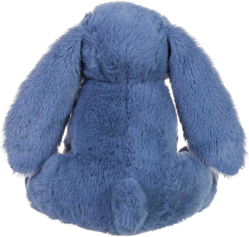 Apricot Lamb Toys Plush Navy Blue Bunny Rabbit Stuffed Animal, 8 Inches with Fluffy Soft Ears