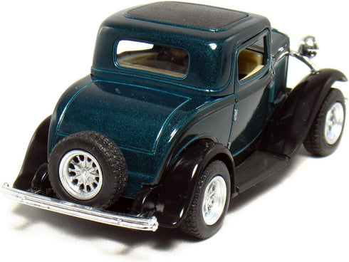 1932 3-Window 1:34 5" KiNSMART Ford Coupe Scale Red Die Cast Metal Model Toy Classic Car