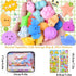 100PCS LEEHUR Kawaii Squishies, Mochi Squishy Toys for Kids Party Favors, Mini Stress Relief Squishy Fidget Toys