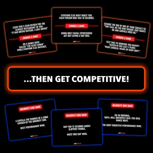 Don't Pick Me - Hilariously Weird Voting Truth or Dare Party Game for Adults - 400 Questions & Challenges