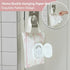 WEIMU Baby Wipes Dispenser with Bow, Refillable Hanging Wet Wipe Pouch, Portable Diaper Wipe Holder for Travel, Car