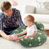 AMASKY Nursing Pillow for Breastfeeding, Animal Patterns Removable Cotton Cover, Support for Mom and Baby, Plus Size