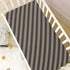 Pigsaly 27x39 Inch Crib Sheets Chocolate Balck Striped Baby Sheet for Standard Crib Mattress Boys Girls Toddler Bed