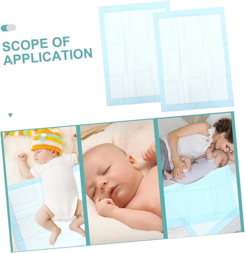 SUPVOX 10pcs Diaper Changing Pad Washable Changing Pad Covers Portable for Boys and Girls for Boys and Girls Diaper