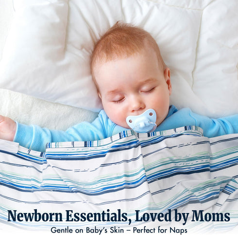 Swaddle Blankets for Newborns Soft, Breathable & Stretchy Baby Swaddle Blanket for Boys, Neutral Receiving Blankets