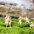Shindel 100PCS Army Men Toy Soldiers, Plastic Playset with Green Yellow Soldier Figures for Boys