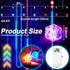 20 Wettarn ft Polyhedral Dice String Lights LED Dice Lights Strands Extendable Glow in the Dark Party Decorations