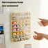 WMM 1.57 Inches Clear Display Case for Minifigure Figures, Wall-Mounted Figures Display Box, Multi Story Minifigure