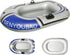 ptlsy Inflatable Boat, Swimming Pool Lake Float Raft for Adults, Portable Fishing