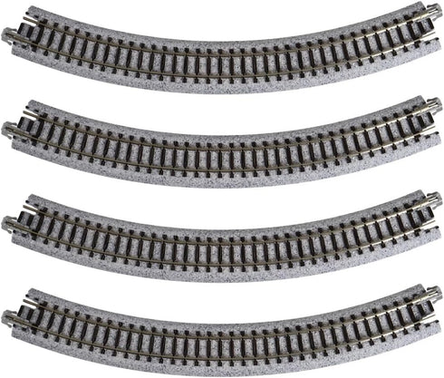 Kato USA Model Train Products Unitrack, 249mm (9 3/4") Radius 45-Degree Curve Track