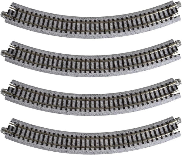 Kato USA Model Train Products Unitrack, 249mm (9 3/4") Radius 45-Degree Curve Track