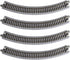 Kato USA Model Train Products Unitrack, 249mm (9 3/4") Radius 45-Degree Curve Track