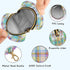Plaid Round Pacifier Storage Case with Zipper, Portable Pacifier Case for Travel, Diaper Bag & Purse, Pacifier