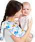 2-in-1 3 Set 12 Pack Baby Burp Cloths & Baby Bibs Design Large Size Layers Thicken Cotton Super Absorbent and Soft Baby