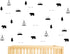 Woodland Wall Decal, Bears, Arrows, Teepees, Trees, and Mountains Decor, Matte Vinyl Stickers for Nursery