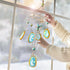 EDUMAN Make Your Own Clay Geodes Wind Chime Craft Kit for Home Garden Decoration for Kids Ages 8-12