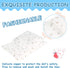 18 Inch Doll Bedding 2 Pc. Set, Reversible Print Baby Doll Bedding with Comforter & Pillow