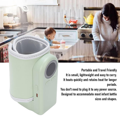 Portable Fast Heating Milk Bottle Warmer for Breastmilk & Formula