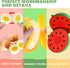 100 2 2 3 4 5 PCS Cutting Play Food Toy for Kids Kitchen, Pretend Food Kitchen Toys Accessories with Baskets, Fake