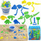 TOY Life 30 Pcs Dinosaur Fossil Beach Toys for Kids Ages 4-8