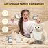 7 15 Inches Set MorisMos Pcs Owl Stuffed Animal with Babies Inside, Stuffed Owl Plush Toys with Little Baby Owls, Eggs