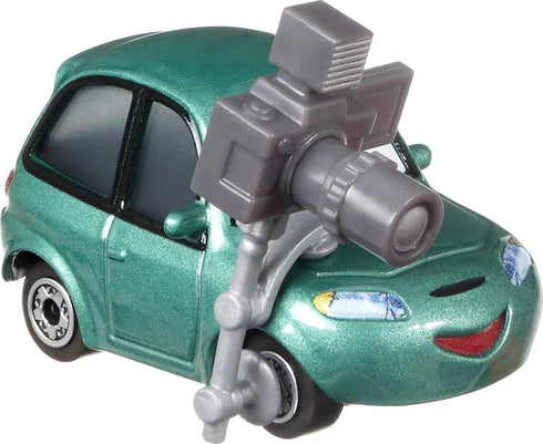 Disney Cars Dash Boardman, Miniature Collectible Racecar Toys Based on Cars Movies for Kids Age 3 and Older, Multicolor