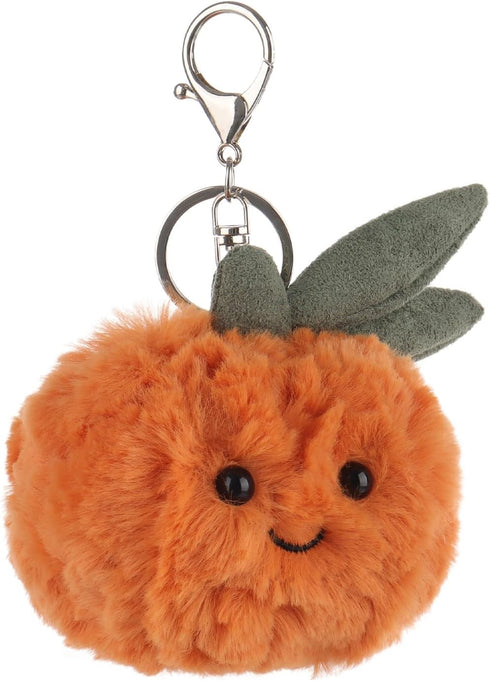 Apricot Lamb Orange Cute Keychain, Soft Plush Stuffed Toys for Kids’ Backpack, Purse