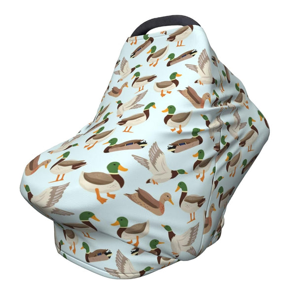 Sozzjile Cute Mallard Duck Baby Stuff Car Seat Covers Baby Multi-Use Car Seat