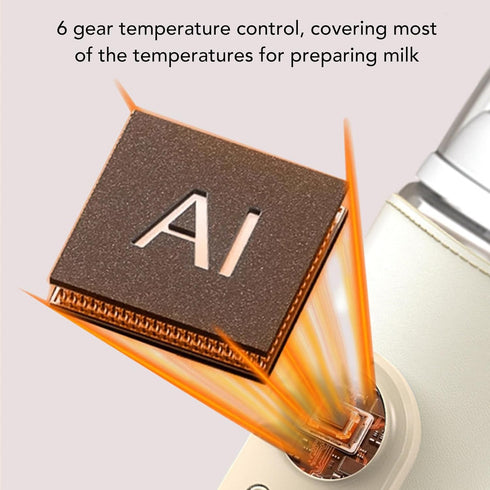 Zunate Portable Bottle Warmer for Travel, Fast Heating Temperature Control, Cordless Milk Bottle Insulation Cover