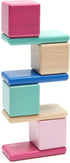 8 Piece Tegu Pocket Pouch Magnetic Wooden Block Set - Blossom