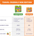 6+ 80 Epic Charades Mini Game for Kids Ages Travel-Friendly Mini Edition Act Out & Explain Cards with Illustrations