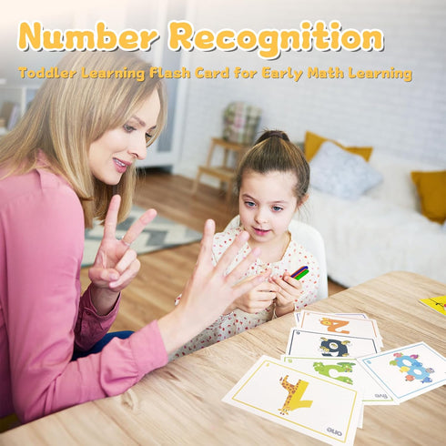 twivah 3-5, 3+ 3 4 5 6 Learning Toys Educational Toys with Number Flash Card for Year Old, Montessori Number Math
