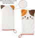 PHOGARY 5-Pack 4.59 inch Microfiber Body Wash Mitts, Super Absorbent & Soft Face Washcloths Gloves in Cute Animal Style