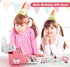 Kids Makeup Kit for Girls, Real Washable Makeup Toys, Princess Birthday Gift, Makeup Vanities for Ages 4-9