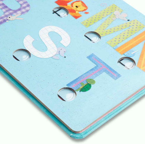Melissa & Doug Poke-a-Dot Children's Book, Alphabet Eye Spy Board Book with Buttons to Pop, FSC Certified