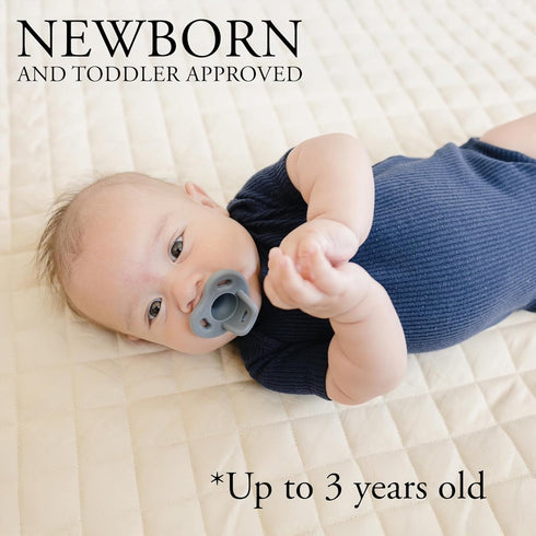 0-36 Pacifier Soft Silicone Months BPA Free Natural Latch Lightweight, Dishwasher Safe for Newborns, Infants, Toddlers