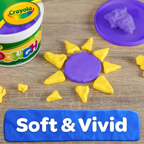 Crayola Dough - Purple 3lb Bulk Modeling Dough for Kids, Resealable Tub, Ages 3+