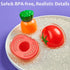 78Pc LAUGIGLE Pretend Play Food for Kids Kitchen, Cutting Toy Food with Storage Bag