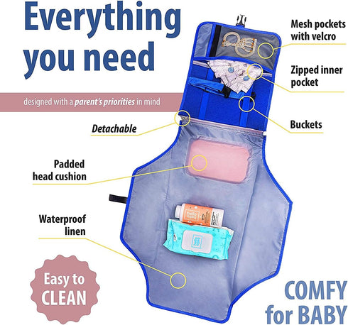 Baby Diaper Caddy Organizer Large Tote - Baby Diaper Organizer Caddy Perfect for Nursery Changing Table, New Born