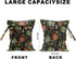 Wenboco 2Pcs Forest Animals Print Wet Bags, Wet Dry Bag Reusable for Swimsuit, Travel, Diapers, Pool, Beach, Dirty Yoga