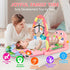 UMIKU Tummy 0-6 6-12 Baby Play Mat Baby Time Mat Infant Newborn Musical Activity Center with High-Contrast Piano Music