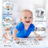 Vicloon Cloth Books, 3D Touch Feel High Contrast Baby Books Toys for Infants 0-12 Months, Soft Crinkle Elephant